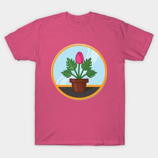 Tulip in pot T-Shirt